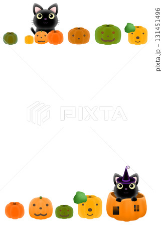 ハロウィンの背景〈ハガキ〉 E-1 ハロウィンの背景〈ハガキ〉 E-1 131451496