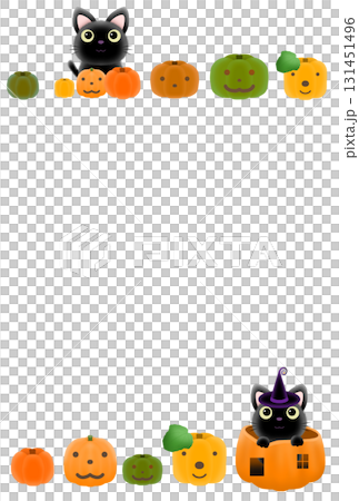 ハロウィンの背景〈ハガキ〉 E-1 ハロウィンの背景〈ハガキ〉 E-1 131451496