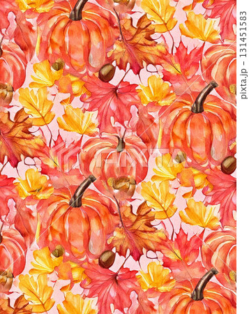 かぼちゃと紅葉と栗 131451583