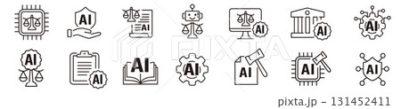 AI 法律 アイコン 131452411