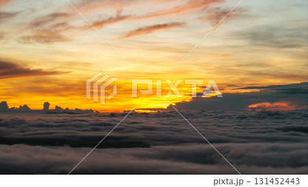Morning sky, the beginning of the color of the sky before sunrise Morning sky, the beginning of the color of the sky before sunrise 131452443