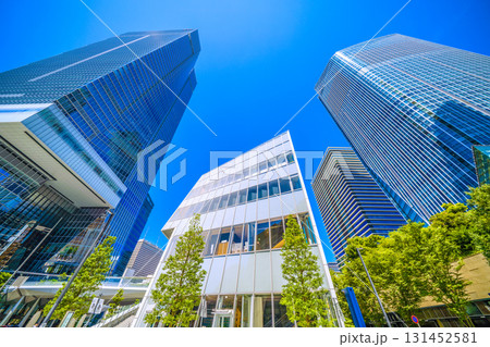 日本の東京都市景観 虎ノ門ヒルズや虎ノ門ヒルズステーションタワーなどを望む 日本の東京都市景観 虎ノ門ヒルズや虎ノ門ヒルズステーションタワーなどを望む 131452581