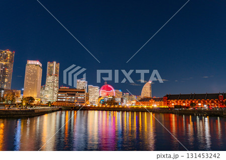 【神奈川県】横浜みなとみらい・ライトアップ　トワイライト 131453242