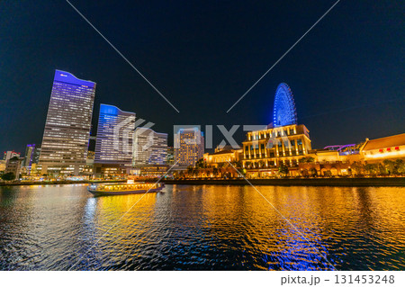 【神奈川県】横浜みなとみらい・ライトアップ　トワイライト 131453248