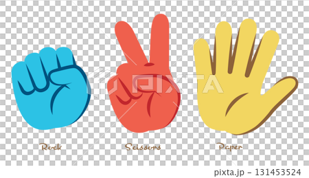 Rock Paper Scissors Illustration Set Vector Rock Paper Scissors White Background Hand Rock Paper Scissors Illustration Set Vector Rock Paper Scissors White Background Hand 131453524