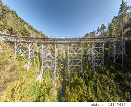 Panorama Ziemestalbrucke railway viaduct Thuringia 131454124