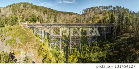 Panorama Ziemestalbrucke railway viaduct Thuringia Panorama Ziemestalbrucke railway viaduct Thuringia 131454127