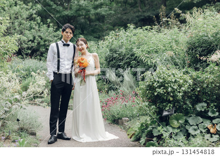 庭園でのウェディングフォト 庭園でのウェディングフォト 131454818