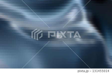 Blue Gray Abstract Background Horizontal Blur Gradient Motion Texture Art Design 131455014