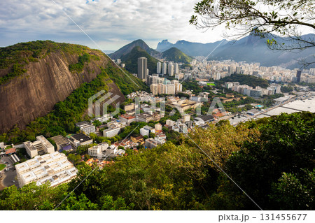 Panoramic view from Pao de Acucar to Rio de Janeiro, Brazil. Panoramic view from Pao de Acucar to Rio de Janeiro, Brazil. 131455677
