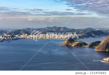 Guanabara Bay, with the city of Niteroi, Brazil. Guanabara Bay, with the city of Niteroi, Brazil. 131455683