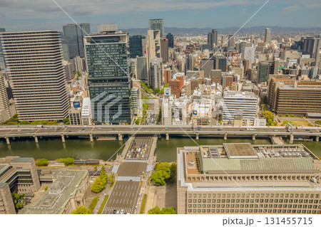 大阪淀屋橋周辺の展望風景 131455715
