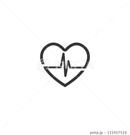 art design health medical heartbeat pulse 131457528