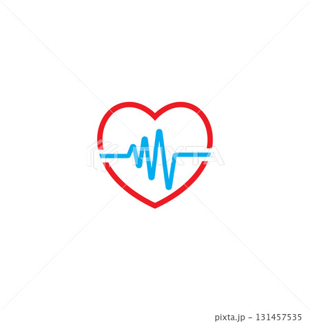 art design health medical heartbeat pulse 131457535