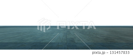 3d rendering empty concrete floor extending into bright white space 3d rendering empty concrete floor extending into bright white space 131457833