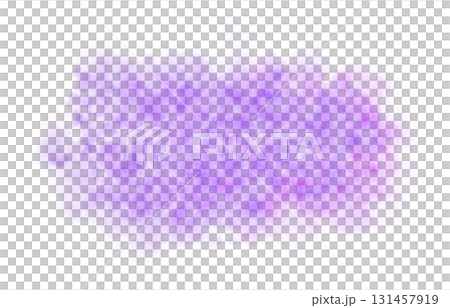 Purple pink smoke illustration translucent plume on transparent background texture for overlays and compositing 131457919