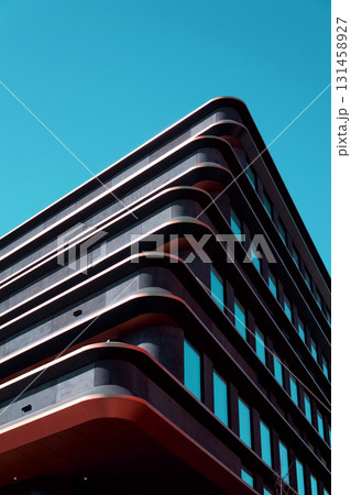 Masarycka office and retail building by Zaha Hadid Architects with golden facade on March 5, 2025 in Prague, Czech Republic. Masarycka office and retail building by Zaha Hadid Architects with golden facade on March 5, 2025 in Prague, Czech Republic. 131458927