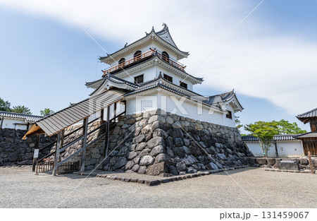 宮城県白石市 晴天の白石城天守 宮城県白石市 晴天の白石城天守 131459067