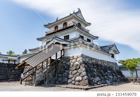 宮城県白石市 晴天の白石城天守 宮城県白石市 晴天の白石城天守 131459070