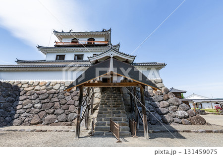 宮城県白石市 晴天の白石城天守 宮城県白石市 晴天の白石城天守 131459075