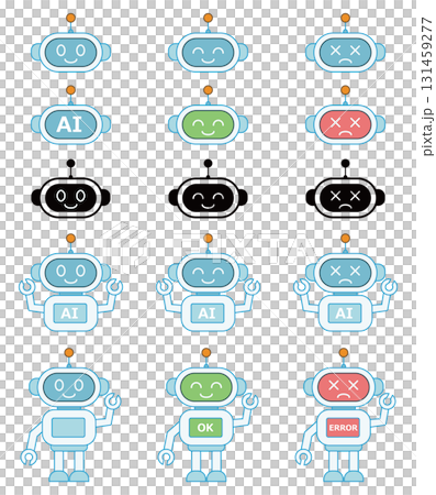 機器人圖標集 機器人圖標集 131459277
