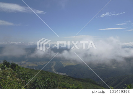 八方尾根の黒菱平から見る景色/長野県白馬村 八方尾根の黒菱平から見る景色/長野県白馬村 131459398
