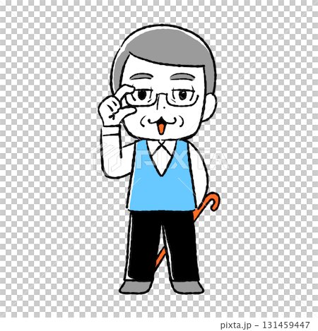 おじいさんのイラスト 131459447