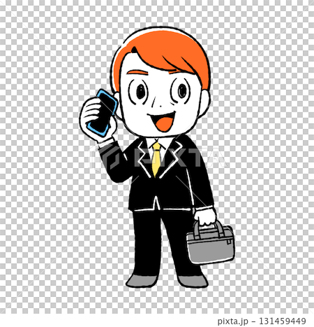 ビジネスマンのイラスト 131459449