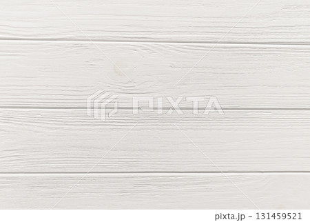 White painted wooden planks surface creating a beautiful rustic background or decoration for design texture 131459521