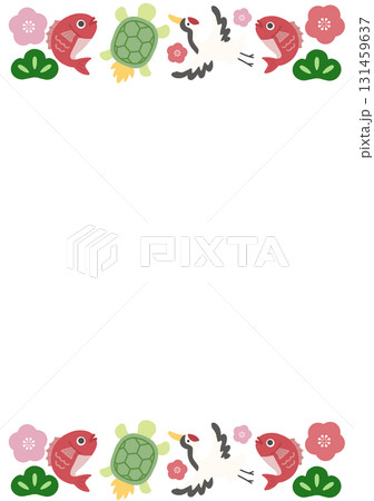 縁起物のフレーム 縁起物のフレーム 131459637