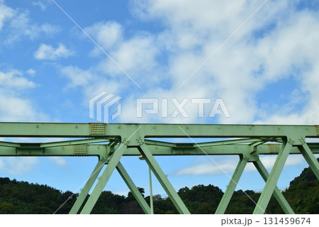 車から見た鉄橋 車から見た鉄橋 131459674