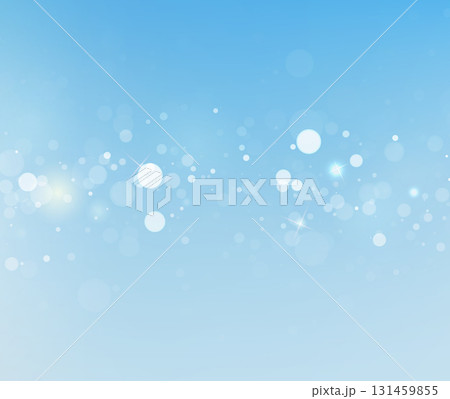 Light Blue Vector Bokeh Background For Healthcare And Meditation 131459855