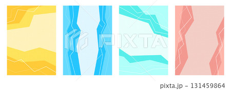 Set of abstract backgrounds with dot pattern 131459864