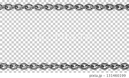 銀色の鎖のフレーム背景画像 131460199