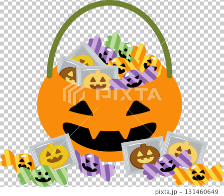 ハロウィンお菓子バスケット ハロウィンお菓子バスケット 131460649
