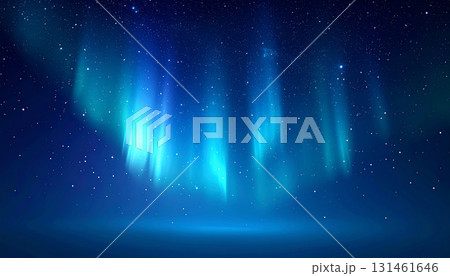 夜空に揺らめく幻想的なオーロラ 夜空に揺らめく幻想的なオーロラ 131461646