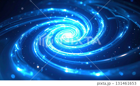 光と星が織りなす幻想の渦銀河 131461653