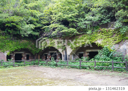 軍事施設の遺跡 大久野島 広島県竹原市 131462319