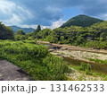 夏：山あいを流れる清流と緑豊かな風景 131462533