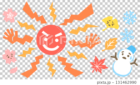 Illustration of the prolonged summer 131462990
