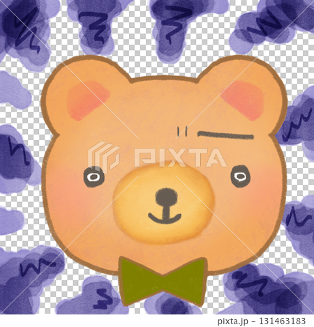 Mysterious bear illustration 131463183