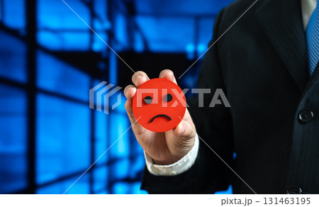 Negative review. Poor feedback, low quality, and poor service. Dissatisfaction and low business expectations. Useful for e-commerce, marketing, customer service, improvement strategies. 131463195