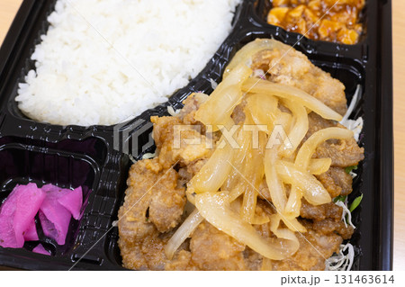 美味しい豚肉生姜焼き弁当 131463614