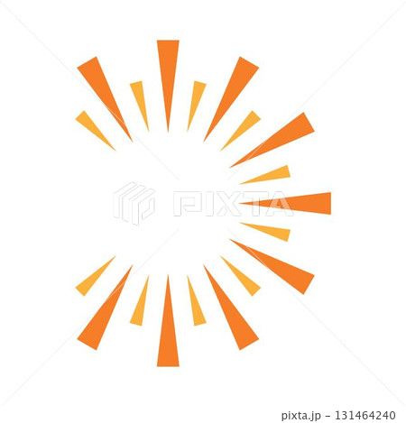 Sun logo icon illustration Sun logo icon illustration 131464240