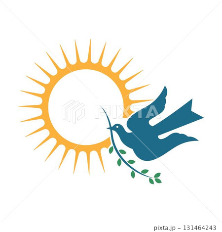 Sun logo icon illustration 131464243