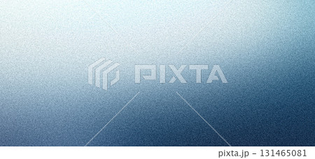 Blue grainy background, smooth dark to light gradient noise texture abstract banner poster header backdrop design 131465081