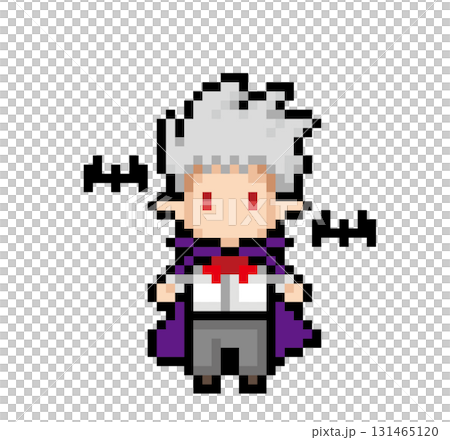 ドット絵のドラキュラ ドット絵のドラキュラ 131465120