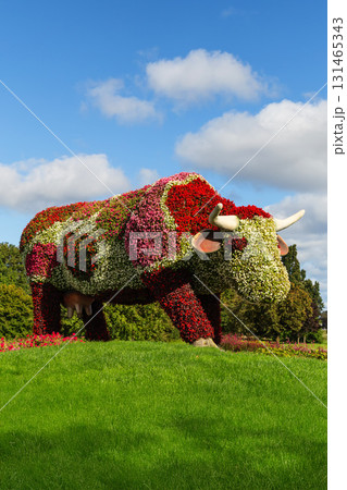 Ventspils "Flower Cow" Sculpture, Latvia, 25.09.2025 Ventspils "Flower Cow" Sculpture, Latvia, 25.09.2025 131465343