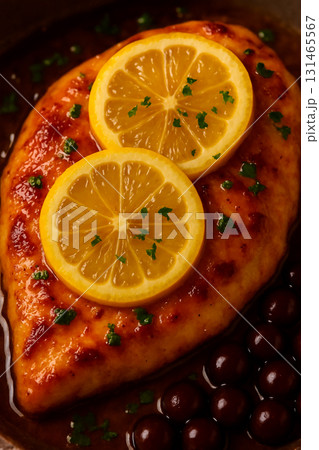 レモンソースのチキンソテー レモンソースのチキンソテー 131465567