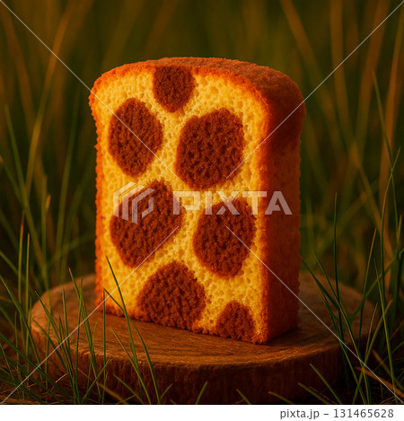 キリン模様のスポンジケーキ 131465628